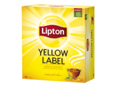 yellow label